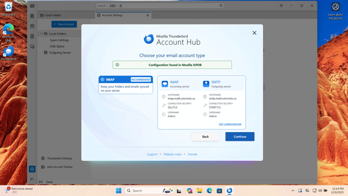 Automatic configuration